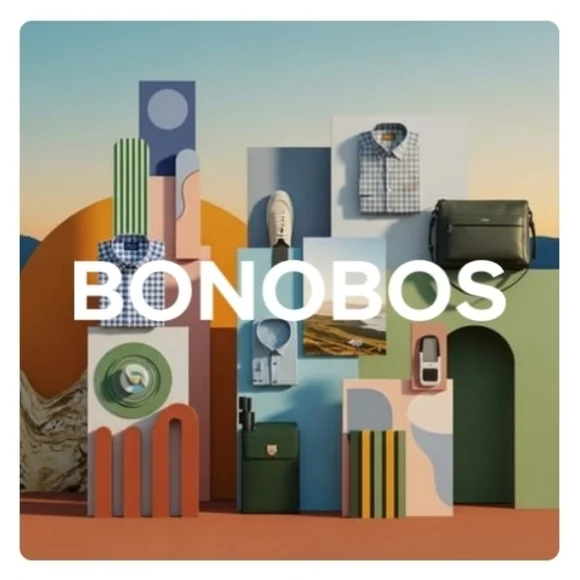 Bonobos Blue Palm Party Stripe Pegasus Pullover Shirt Blouse Size Medium - Picture 12 of 12